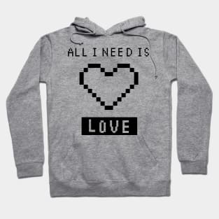 All I Need is Love - white Hoodie